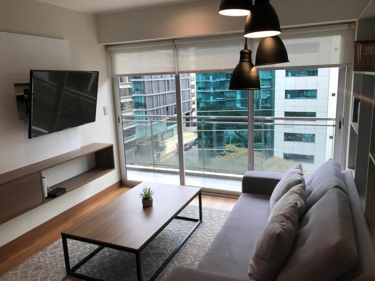Hermoso Apartamento Con Piscina Miraflores- Canvas Lima Zewnętrze zdjęcie