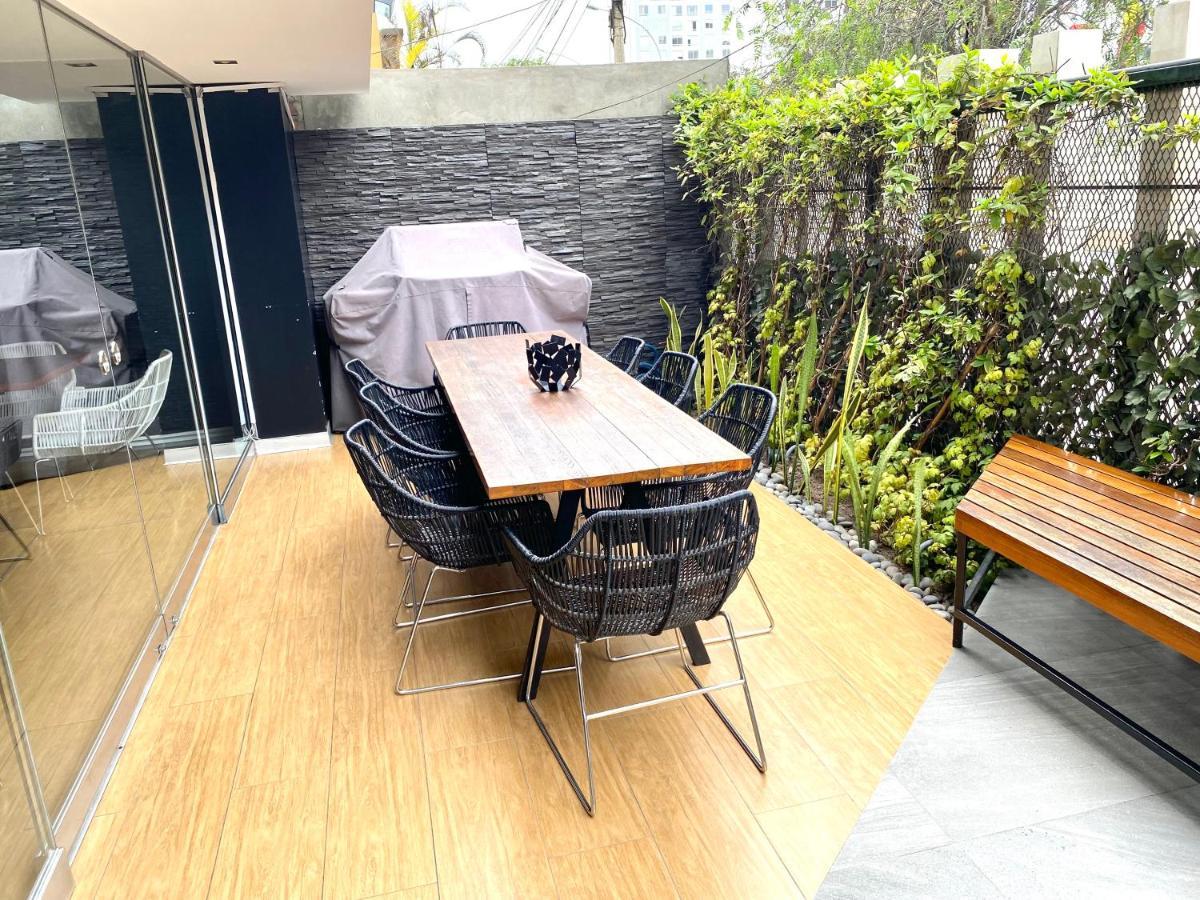 Hermoso Apartamento Con Piscina Miraflores- Canvas Lima Zewnętrze zdjęcie
